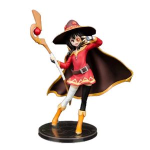 Konosuba Megumin Figurine KonoSuba: God's Blessing On This Wonderful World Mahou Shoujo Magic Action Figure Toy Kawaii Japanese X0503