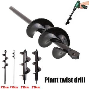 Professional Drill Bits Ground Twist High Speed Steel Mining Tool Gardening Electrical Accessories Durable Practical Planting Auger Spiral