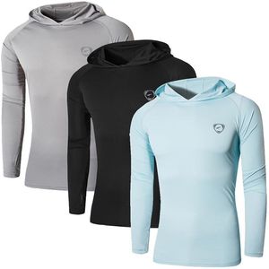 Jeansian 3 Pack Mäns UPP 50+ UV Solskydd Utomhus Långärmad Tee T-shirt T-tröja Strand Sommar LA271 Packe 210409