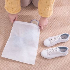 1000pcs Shoes Storage Bags 36*28cm 14*11"Non Woven Reusable Shoe Cover Cases With Drawstring Case Breathable Dust Proof Sundries Home Organization Storageing Bag