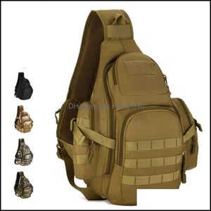 Army Gearmen 20-35L Sling Waterproof Shoulder Sports Bag Tactical Trekking Backpacks Camping Outdoor Single Belt Chest Pack Drop Delivery 20