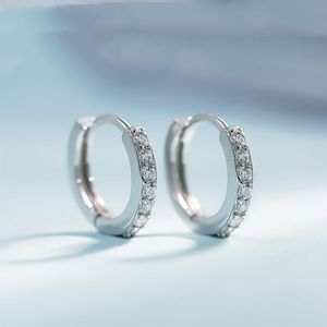 100 Real Sterling Silver Hoop Geometrische Oor Manchet Clip op Oorbellen Voor Vrouwen Meisje Tiener Piercing Oorbellen Sieraden