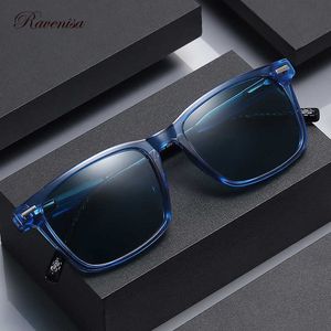 Dol al por mayor-Diseñador de marca de moda TR90 Gafas de sol para hombres Mujeres Plaza Blue Gafas de sol Polarizadas UV400 GAFES DE DOL X0803