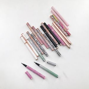 Self-adhesive black eyeliner waterproof pen 1pcs custom private label no booming makeup tools for women sticker lashes