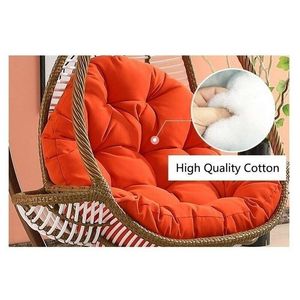 Cushion/Decorative Pillow Kawaii Egg Chair Cushion Outdoor Indoor Terrace Bedroom Balcony Hanging Swing Soft And Warm With Winter Pure Cotto