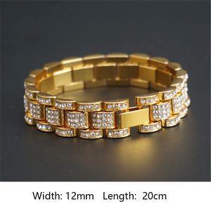 2022 Neueste Tennisketten Armbänder Schmuck Diamant Euro aus Miami Kubanische Link Kette Armband Herren Hip Hop Schmuck Gold Silber