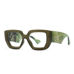 Óculos de sol Anti-Blue Light Blocking Feminino Armações de Óculos Verde Óptico Lentes Transparentes Ópticas Armação Fashion Óculos de Prescrição Computador