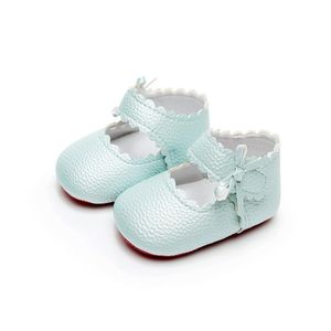 First Walkers Cute Toddler Baby Girl Shoes Moccasins Soft Sole Bow Princess Born Infant Girls Footwear PU Waterproof