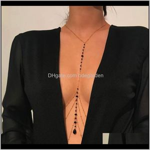 Prosty styl łańcucha brzucha moda łańcuch nadwozia seksowne miedziane cekiny biżuterii dla kobiet na plaży 3ahld