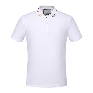 Męska koszulka polo Marka Plus Size Bawełniana koszulka polo Męska koszulka polo Slim Fit Marka Czarna solidna koszulka polo