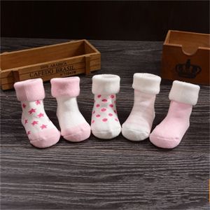 Носки новорожденных толстые осенью и зимой теплый носок носок нового мальчика и девочки ребенка 20220225 q2