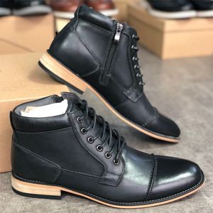 2021 Tasarımcı Martin Çizmeler Erkekler Ayak Bileği Ayakkabı Batı Kovboy Çizme Zip Yan Moda Elbise Parti Düğün Ayakkabı Ile US12