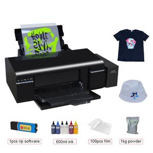 Impresoras A4 DTF Impresora de transferencia directa Película A3 T Shirt Máquina de impresión Calor para pantalones vaqueros Imprimir