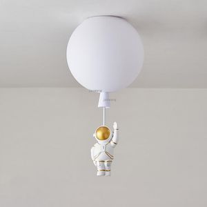 Nordic LED takljus barns sovrum astronaut dekoration ballong belysning fixturer loft lamplig lampor
