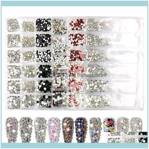 Nail Salon Health & Beautynail Art Decorations Multi-Size Crystal Manicure Rhinestones Decoration Strass Charms Stones For 3D Designs Nails