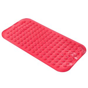 Bath Mats Large Size Strong Suction Bathroom Mat Pad Odorless Anti Slip Shower PVC Massage Particles Foot