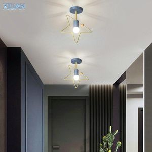 Ceiling Lights Nordic Star Light For Entrance Hallway Aisle Small Room Lighting Surface Mount LED Lamp Corridor Passway Fixture