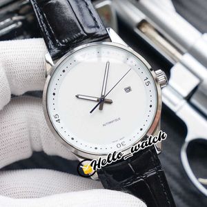 Designer Klockor Master Polaris Memovox Q9008470 Automatiska Mens Watch Steel Fall Ingen Mark White Dial Black Gummi Rem Gents HWJL Rabatt