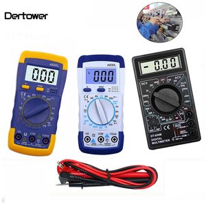 멀티 미터 A830L DT-830B LCD 디지털 볼트 미터 저항계 전류계 DC AC Volt Diode Feguency Multitester Tester Test Current