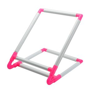 Cornice per ricamo Pratica clip universale in plastica Punto croce Supporto per supporto Supporto per rack Strumento portatile per artigianato fai-da-te