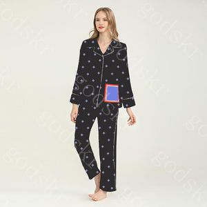 Jaquard Womens Sleep Wear Pajamas Ice Silk Women Nightwear Home Cloth Spring Girl Pyjamas Two Piece
