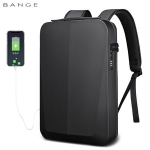 BANGE Business Backpack Men's Usb Anti-Theft Computer Bag Big Capacity 15.6 Inch Laptop Bagpack Men Elegant Waterproof 211215