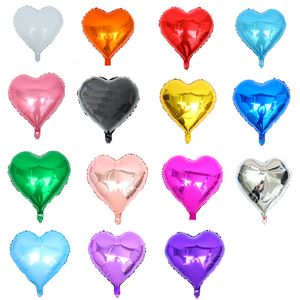 Party Decoration Love Heart Shape Film Aluminium Balloon Urodziny Ślubne Wydarzenia Wakacje