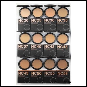 STOCK Face Pressed Powder Foundation Makeup 15g NC 12 Colors Professional Cosmetics For Women Beauty