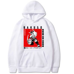 Janpanese Anime Harajuku Hoodies Männer My Hero Academia Shoto Todoroki Anime Tops Y0816