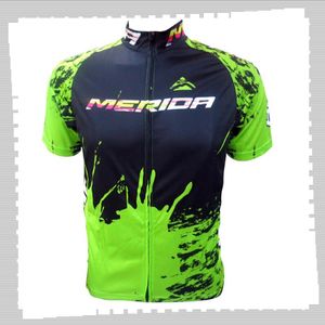 Maglia da ciclismo Pro Team MERIDA Uomo Estate quick dry Uniforme sportiva Mountain Bike Camicie Bici da strada Top Abbigliamento da corsa Abbigliamento sportivo da esterno Y21041228