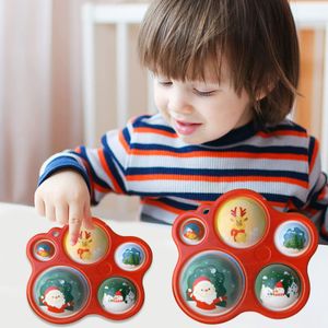 Christmas Planet Fidget Brinquedo Infinito Squeeze Simples Dimple Sorvete Squishy Relax Anti Anti Stress Para Adulto Kid