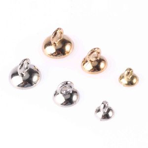 500pcs Gold Silver Color End Caps Round Bead Connector Loose CCB Beads For Jewelry Making DIY Charm Necklace Pendant Accessories