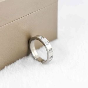 Mode Stainls Steel Finger Engagement Bröllopspar Ring Whole