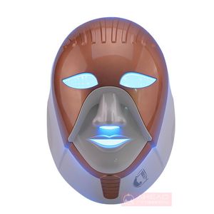 7色PDT LEDライト療法の美機械家の家の家の使用首のケアが付いている皮の若返りマスク