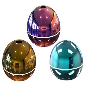 USB Mini Egg Humidifier with Colorful LED Light Portable Egg Tumbler Aroma Diffuser Auto Shut-off Humidifier for Car Home Office