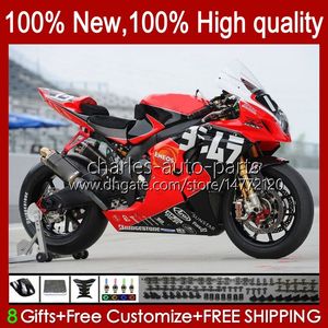 Feedings de motocicleta para Suzuki GSX R1000 GSXR 1000 1000CC 2007-2008 48NO.80 GSX-R1000 GSXR1000 K7 07 08 GSXR-1000 GSXR1000CC 2007 2008 2008 OEM Fairing Kit Factory Red Blk