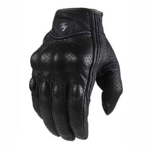 Rękawice motocyklowe Skórzany ekran dotykowy mężczyźni Oryginalny Goatskin Rękawica rowerowa Motocykl Racing Guantes de Moto Luvas de Motocicleta H1022