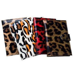 4 farben Mode Leopard Korn Pass Abdeckung Männer Frauen PU Leder Reise Reisepass Fall Karte Halter 14,2*9,8 cm