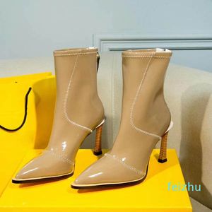 Kadın Ayakkabıları Moda Yüksek Kaliteli Deri ve Ağır Ticari Tabanlar Rahat Nefes Eğlence Bayan Tasarımcı Çizmeler