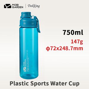 Wholesale sports cup for drinking resale online - Water Bottle Mobi Garden ml ml Portable Sports Cup TRITAN Material Outdoor Hiking Daily Plastic Anti Falling Straight Drinking