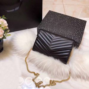Shoulder bags luxury chain pouch woc 18cm handbags High quality purses Crossbody Retro decoration