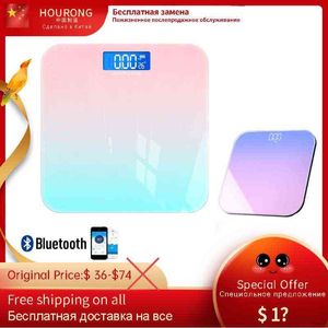 Bathroom Smart Digital Weight Scale Bluetooth Mobile Phone Interconnection Body Fat Scale LCD Display Human Health Monitoring H1229