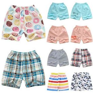 Pantaloncini floreali per ragazzo ragazza bambini estate spiaggia fondo stile cartone animato 210723