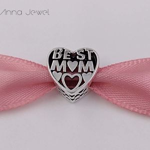 DIY Takılar Takı Setleri Yapma Kiti Malzemeleri Anne Charm Pandora 925 Ayar Gümüş Anne Bilezikler Kadın Hint Bilezik Zincir Boncuk Kolye Kolye Stil 791882