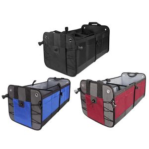 Wholesale suv storage containers for sale - Group buy Car Organizer Trunk Box Large Capacity Folding Auto Storage Cargo Container Stowing Tiding For SUV Truck RV MPV