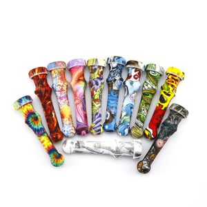 DHL !! Bongs Silikon Nektar Kollektor Rauchen Zubehör mit Kohlenhydratmütze Lebensmittelqualität Silikon Mini NC Vogel DAB Stroh Handleitungen Dhgate420