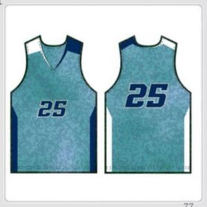 Basketball Jersey Männer Streifen Kurzarm Street Hemden Schwarz Weiß Blau Sporthemd UBX1Z814