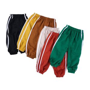 Crianças calças de verão fina fina anti-mosquito calça criança meninos meninas macio algodão fundo crianças casual flor pant