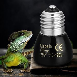 電球110V V E27小型赤外線セラミックエミッタヒートライトライトランプの電球爬虫類のペット群加熱ライト25W W W W