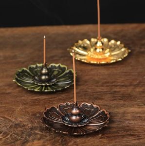 Lotus Incense Holder Incense Sticks Gourd Gourd Plate Incense Burner Teahouse Hem Dekoration Tillbehör